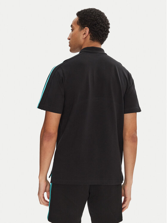 adidas adidas Polokošeľa Mercedes - AMG Petronas Formula One Team DNA JV5430 Čierna Regular Fit