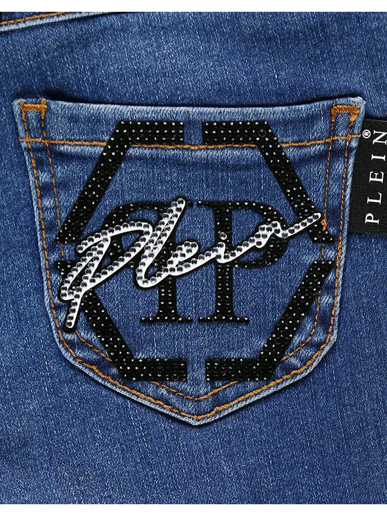 PHILIPP PLEIN PHILIPP PLEIN Jeansy 25653 Błękitny Slim Fit