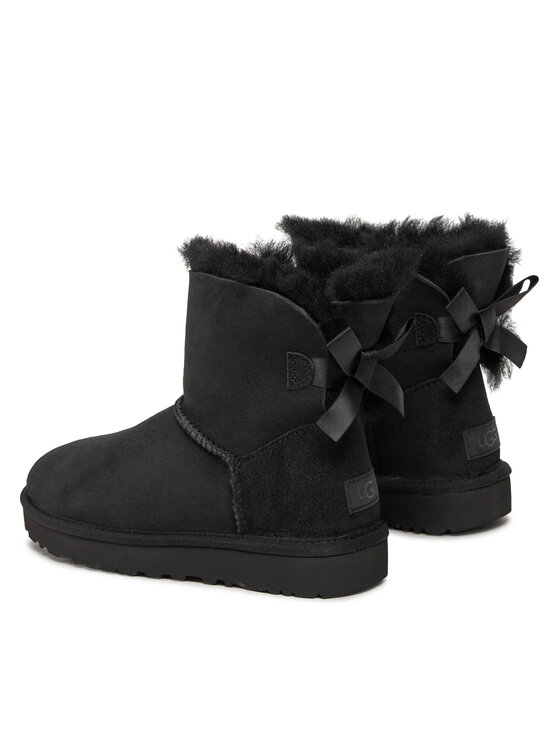 Ugg Ugg Škornji za sneg W Mini Bailey Bow II 1016501 Črna