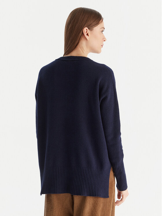 Kontatto Kontatto Pullover 3M0842C Dunkelblau Relaxed Fit