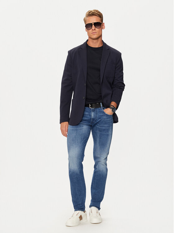 Guess Guess Giacca da abito M4BN09 WGMB2 Blu scuro Regular Fit