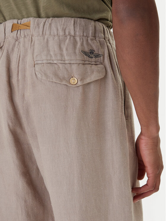 Aeronautica Militare Aeronautica Militare Szövet nadrág 261PA1712UCT04293 Bézs Comfort Fit
