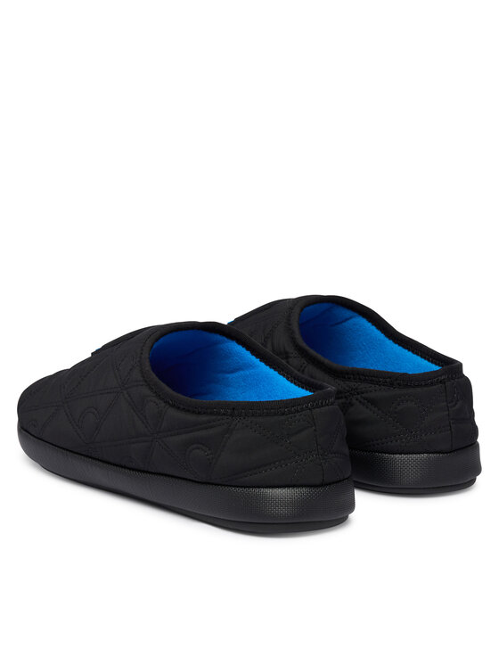 Calvin Klein Calvin Klein Pantofole Home Slipper Quilted Rip Emblem HM0HM02280 Nero