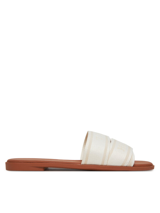 Tommy Hilfiger Šľapky Webbing Mule FW0FW08421 Biela