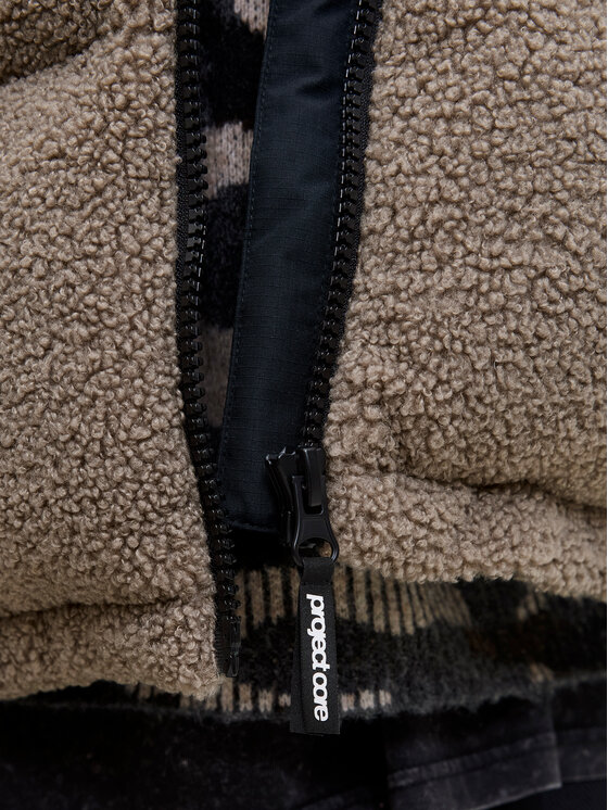 Jack & Jones Jack & Jones Žieminė striukė Flare Teddy 12286050 Smėlio Regular Fit