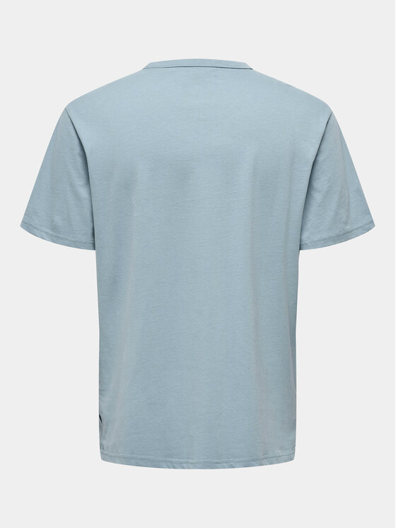 Only & Sons Only & Sons T-Shirt Smart 22026726 Modrá Regular Fit
