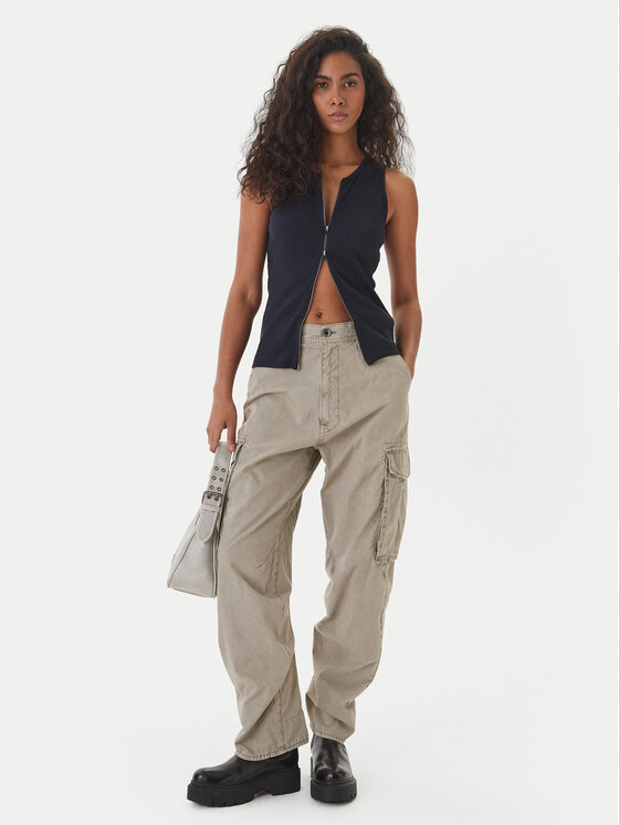 G-Star Raw G-Star Raw Auduma bikses D28756-D388 Bēšs Boyfriend Fit