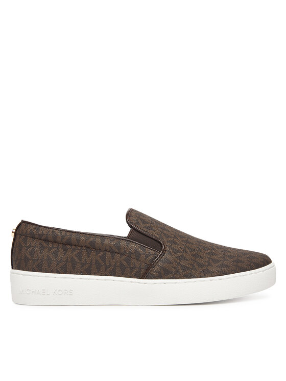 MICHAEL Michael Kors MICHAEL Michael Kors Tenisówki Keaton Slip On 43F7KTFP1B Brązowy