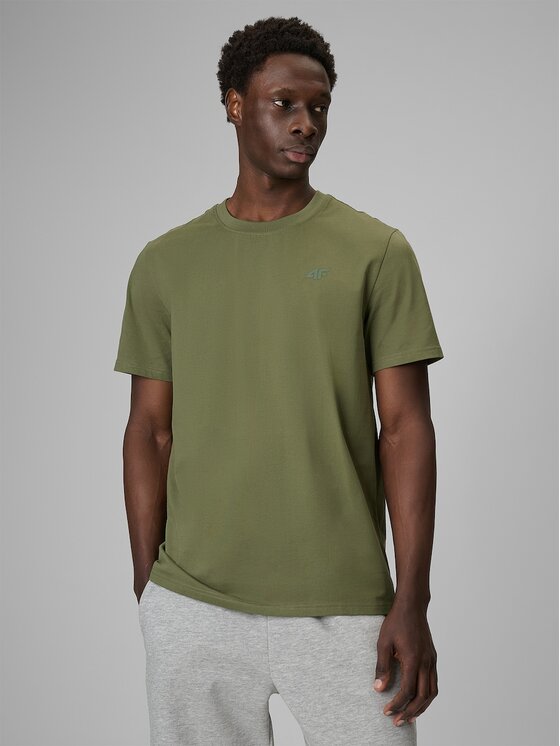 4F 4F T-shirt 4FRSS26TTSHM4261-44S Verde Regular Fit