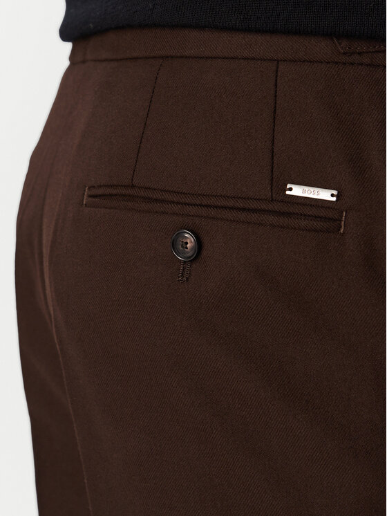 BOSS BOSS Chino H-Perino 50572014 Tamno smeđa Tapered Fit