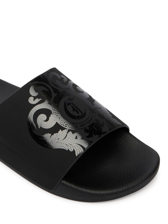 Just Cavalli Just Cavalli Şlapi 80QA3SZ3 ZSE54 Negru
