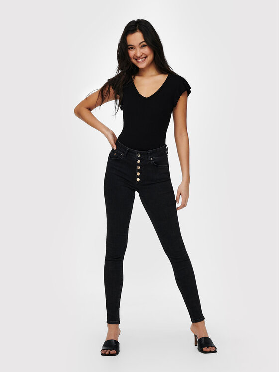 ONLY ONLY Блуза Belia 15227187 Черен Regular Fit