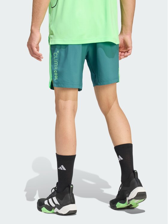 adidas adidas Szorty sportowe 158355 Zielony Regular Fit