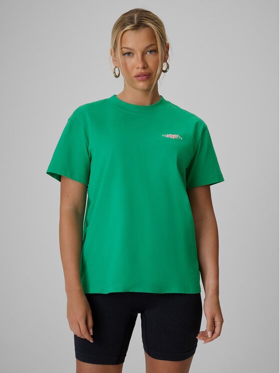 4F 4F T-Shirt 4FRSS26TTSHF4516-42S Zielony Loose Fit