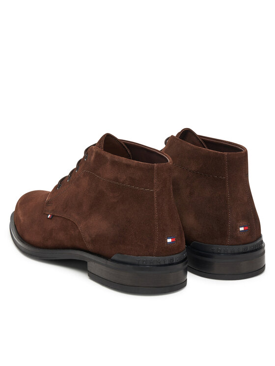Tommy Hilfiger Tommy Hilfiger Gležnjarji Corporate FM0FM05579 Rjava