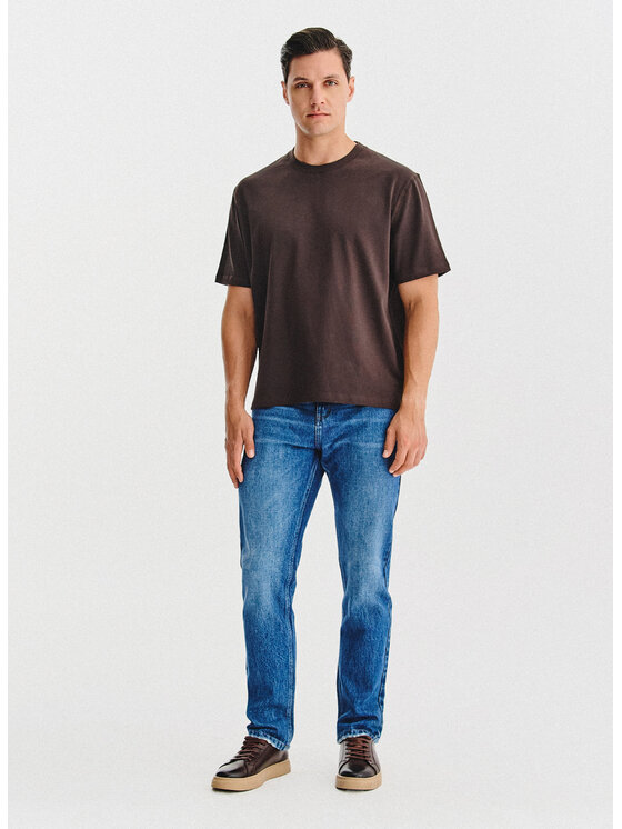 Pako Lorente Pako Lorente T-Shirt U25WB-TT-001 Brązowy Oversize