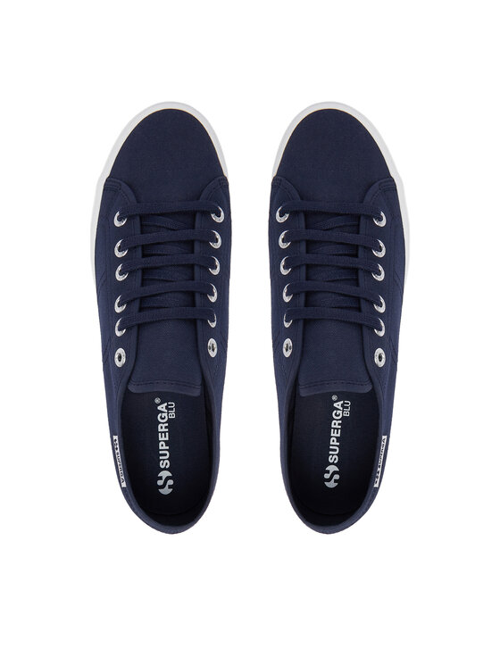 Superga Superga Tenisky Platform Leggera S2142ZW Tmavomodrá