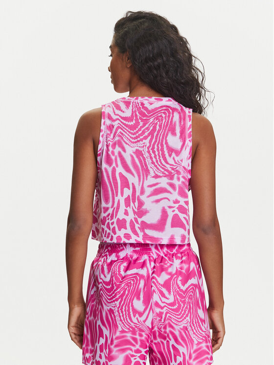 adidas adidas Technikai póló Train Essentials Allover Print Workout JC6650 Lila Regular Fit