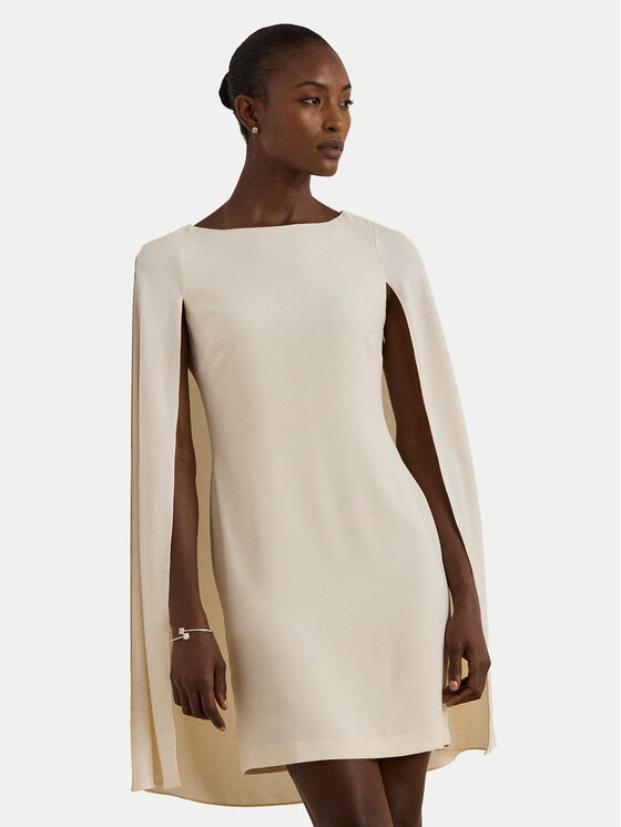 LAUREN RALPH LAUREN LAUREN RALPH LAUREN Kokteiļkleita 253980921003 Krēmkrāsas Bodycon Fit