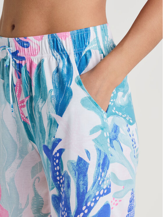Calida Calida Pyžamové nohavice 26591 Modrá Regular Fit