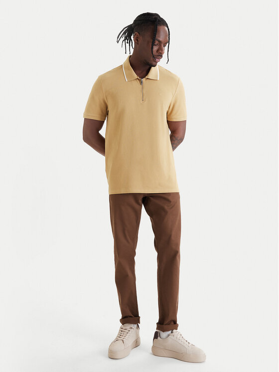 Calvin Klein Calvin Klein Tricou polo LV04LF214G Galben Regular Fit