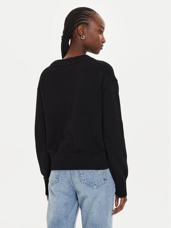 Calvin Klein Jeans Calvin Klein Jeans Πουλόβερ Embro Badge J20J224632 Μαύρο Regular Fit