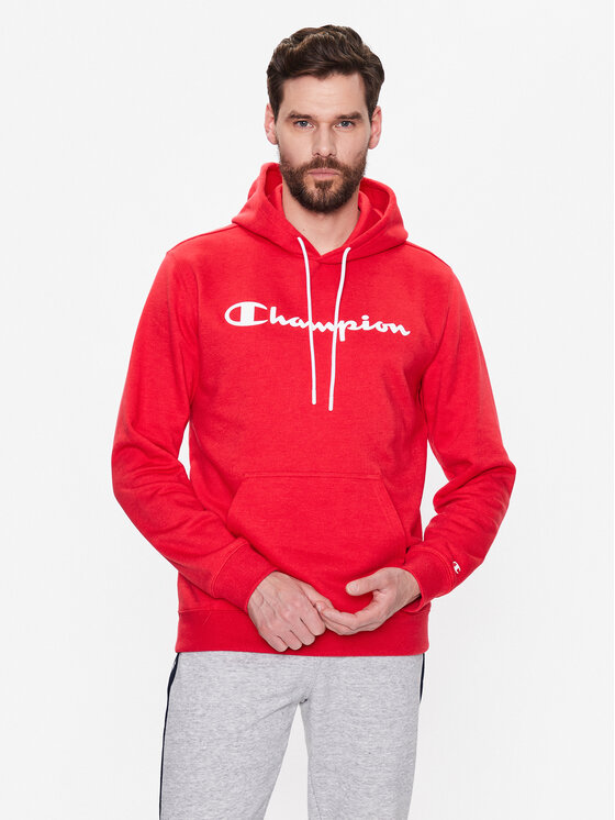 Felpa 218528 Rosso Regular Fit