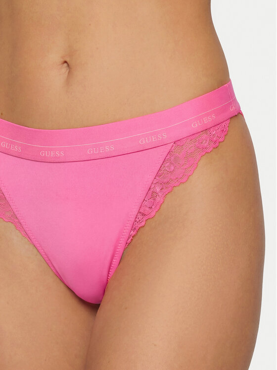 Guess Guess Дамски бикини тип бразилиана O4YE00 PZ01C Розов