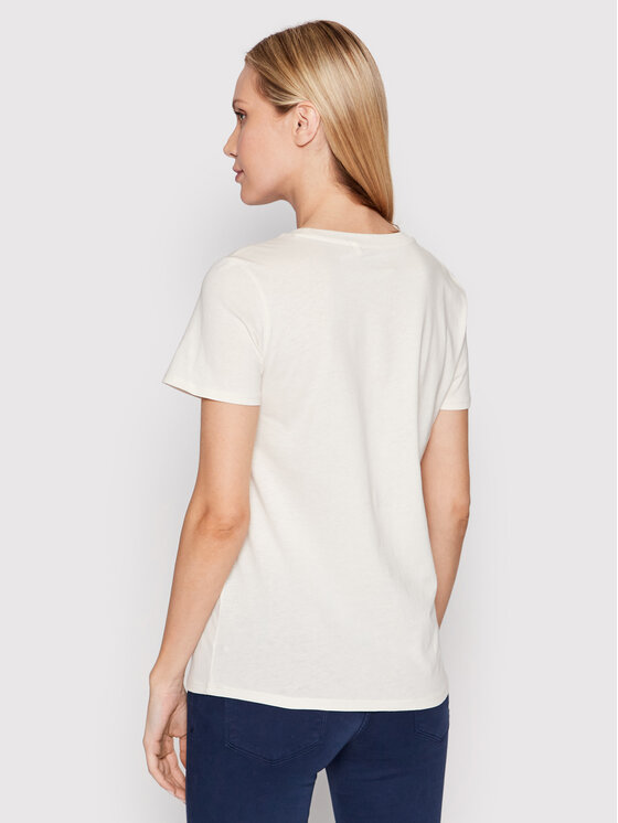 T-shirt W2YI46 K9RM1 Beige Regular Fit