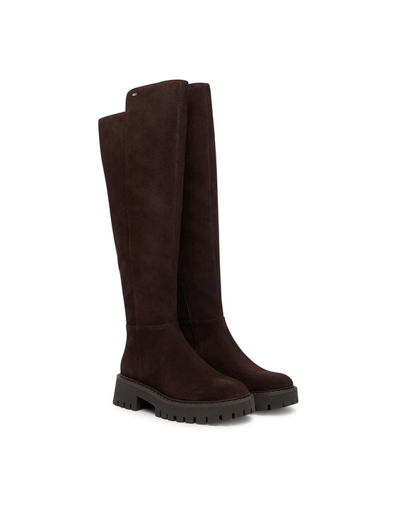 MICHAEL Michael Kors MICHAEL Michael Kors Kozaki Asher 40F5ASFB5S Brązowy ciemny