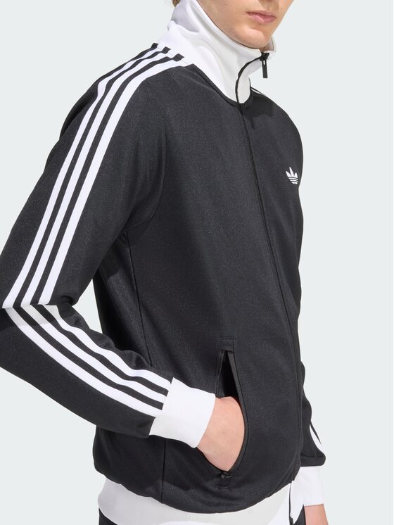 adidas adidas Bluza CLASSIC Czarny Slim Fit