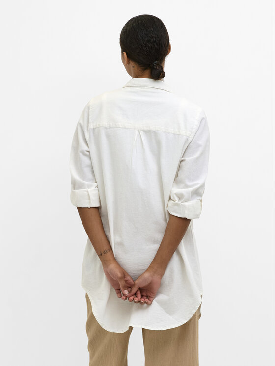 Kaffe Kaffe Camicia Naya 10506337 Écru Relaxed Fit