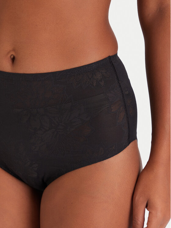 Triumph Triumph Klasikinės kelnaitės aukštu juosmeniu Fit Smart 10202477 Juoda