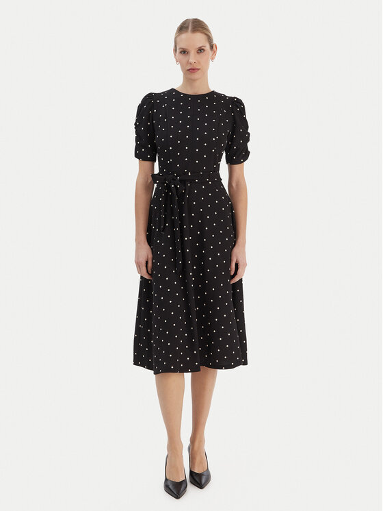 DKNY DKNY Každodenní šaty DD1G3848 Černá Regular Fit