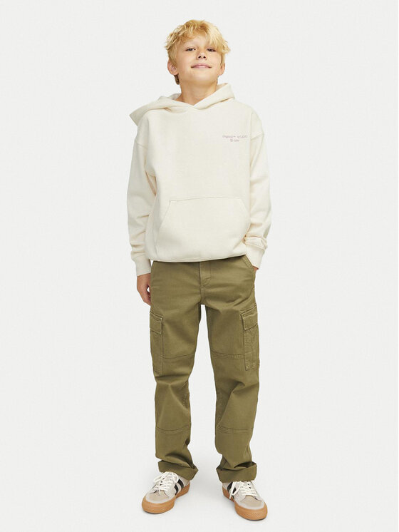 Jack&Jones Junior Jack&Jones Junior Felpa Noho Back Graphic 12263292 Écru Relaxed Fit