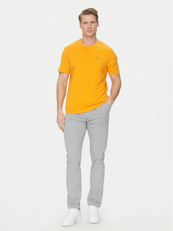 Napapijri Napapijri Chino hlače M-Puyo NP0A4H98 Siva Slim Fit