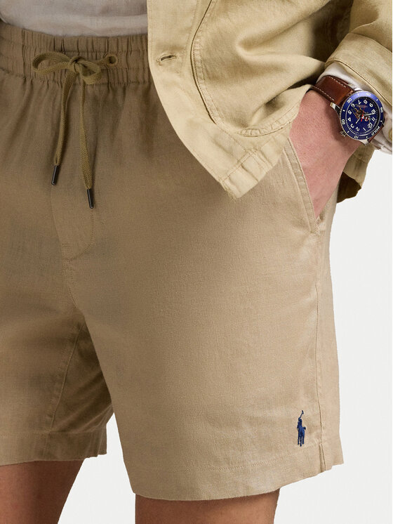 Polo Ralph Lauren Polo Ralph Lauren Шорти з тканини 710958586002 Бежевий Classic Fit