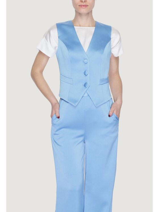 Silence Silence Gilet da completo VIVA Blu To Fit