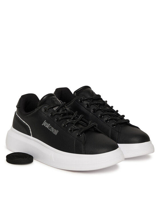 Just Cavalli Just Cavalli Sneakers 79RA3SB1 ZPB59 Schwarz