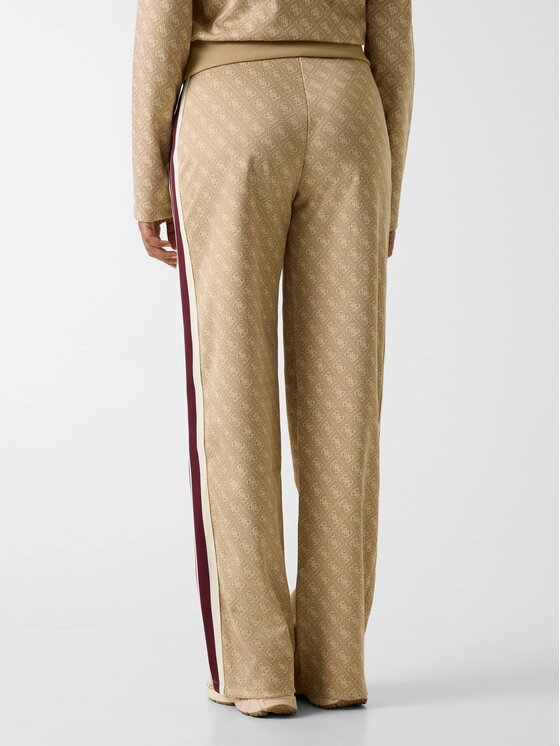Guess Guess Spodnie materiałowe 181485 Beżowy Slim Fit