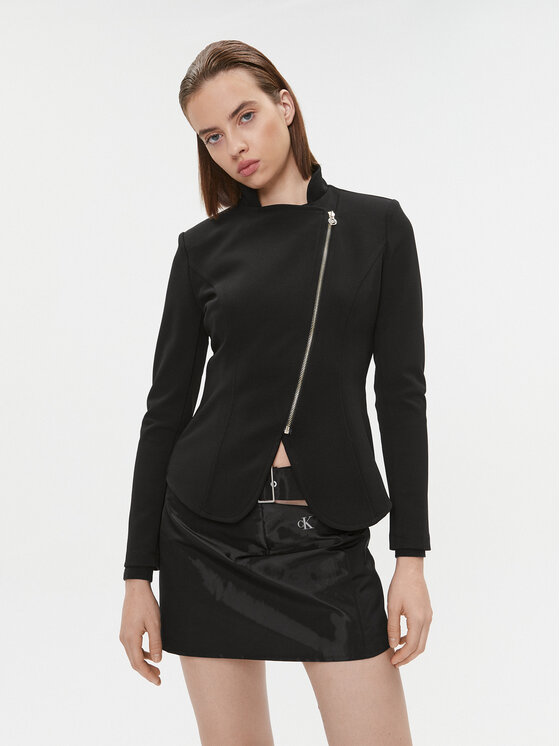 Rinascimento Rinascimento Švarkas CFC0114946003 Juoda Regular Fit