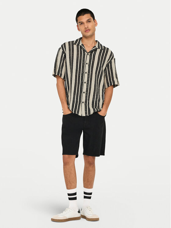 Only & Sons Only & Sons Košile Dani 22030511 Béžová Regular Fit