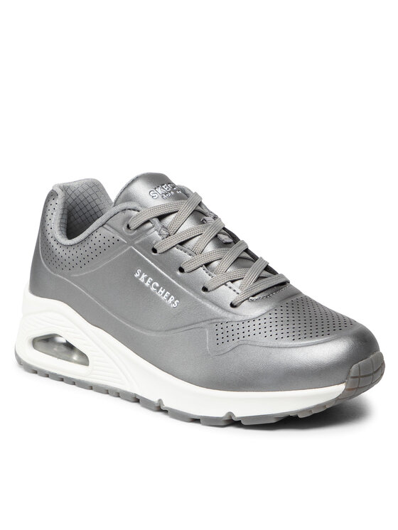Skechers Skechers Sneakersy Rose Bold 73691/GUN Stříbrná