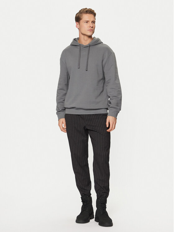 HUGO HUGO Majica dugih rukava Dapo 50486478 Siva Relaxed Fit
