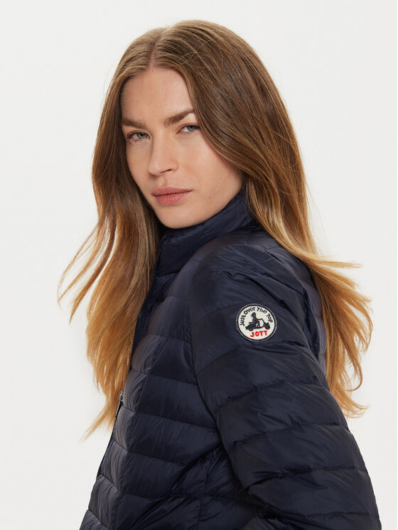 Jott Jott Pernata jakna Cha P000WDOW02 Tamnoplava Slim Fit