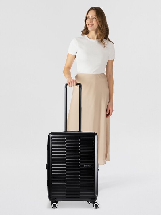 American Tourister American Tourister Walizka średnia 332560 Czarny