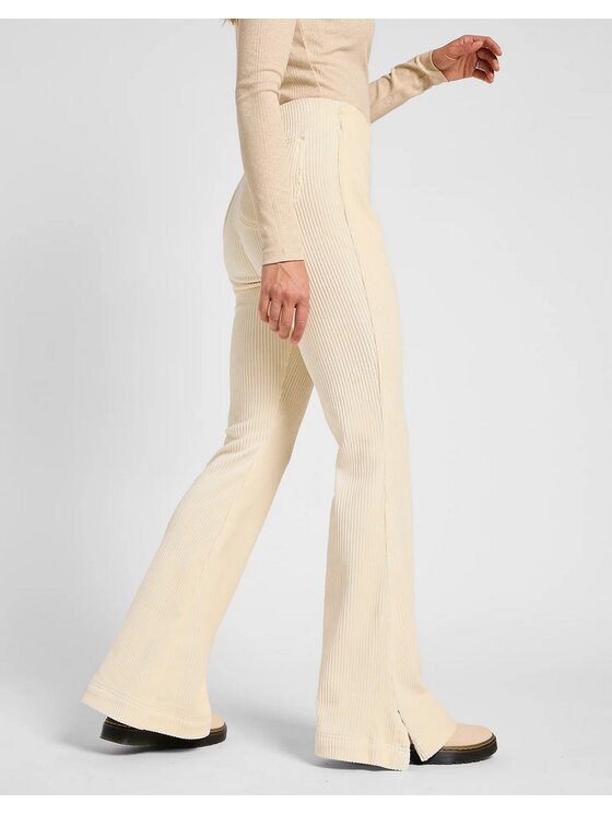 Lee Lee Jeansy PULL ON FLARE Beżowy Bootcut Fit