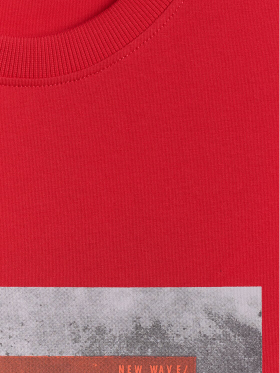 4F 4F T-Shirt BEACHWEAR Czerwony Regular Fit