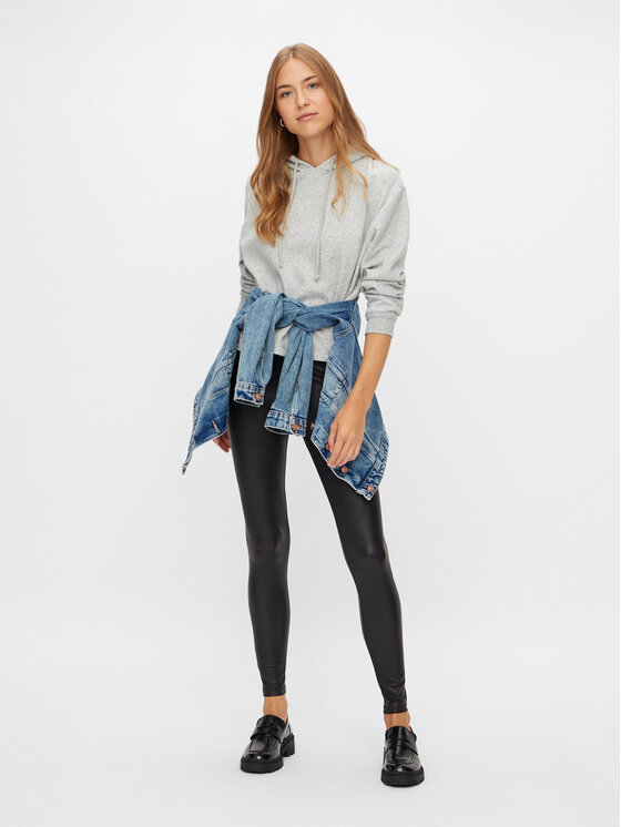 Pieces Pieces Leggings 17058457 Crna Stretch Fit