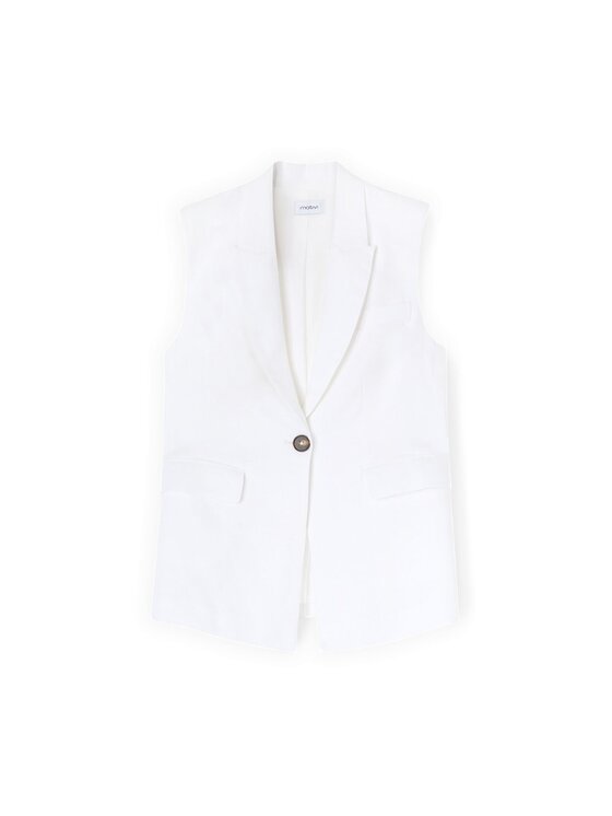 Motivi Motivi Giacca da abito L023Q000088N011 Bianco Regular Fit